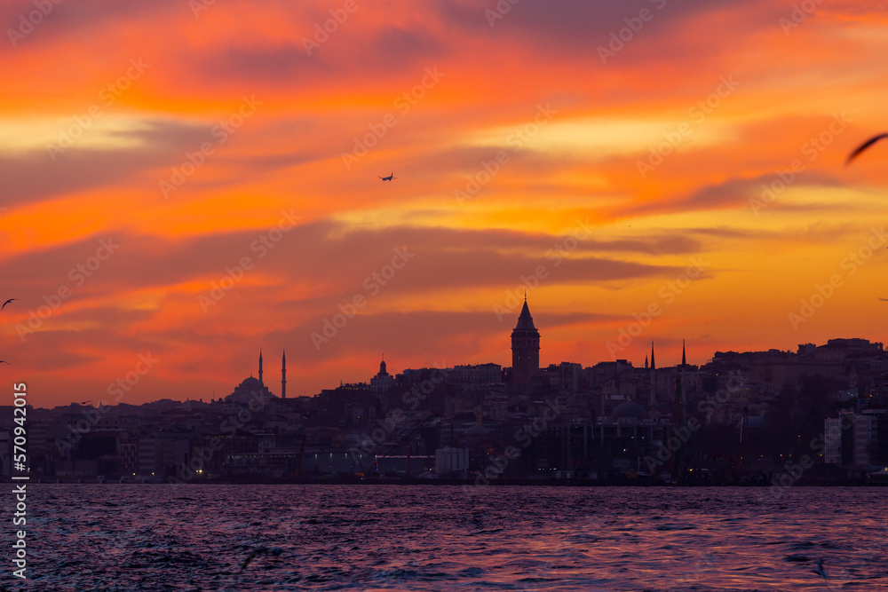 Galata Tower and Maiden's Tower view with Bosphorus tour in Istanbul