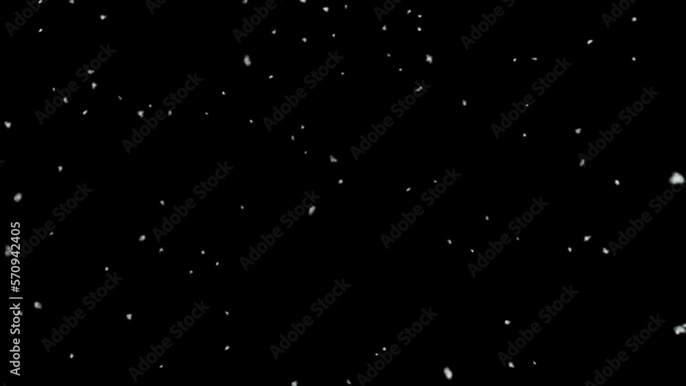 Winter Snow, Falling snow animation loop on Alpha Channel Winter Snow, Falling snow animation loop on Alpha Channel