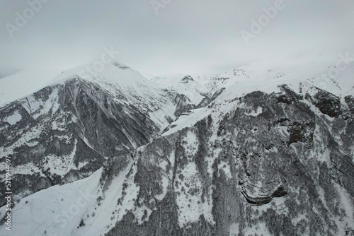 Cerro nevado. paisaje nevado 