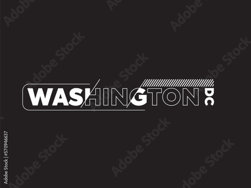 washington dc illustration design