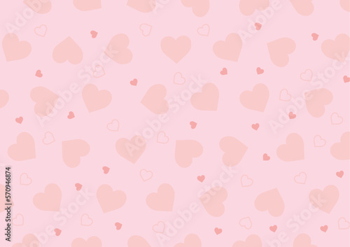 pink hearts background