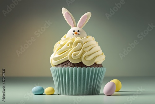 Easter Cupcake with a Bunny...