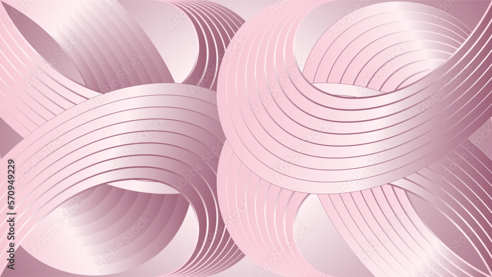 Wavy shiny curve pink ribbon. abstract background design template Wavy shiny curve pink ribbon. abstract background design template