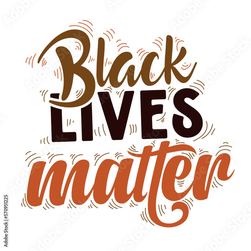 Black lives matter  color  design concept  sign  background