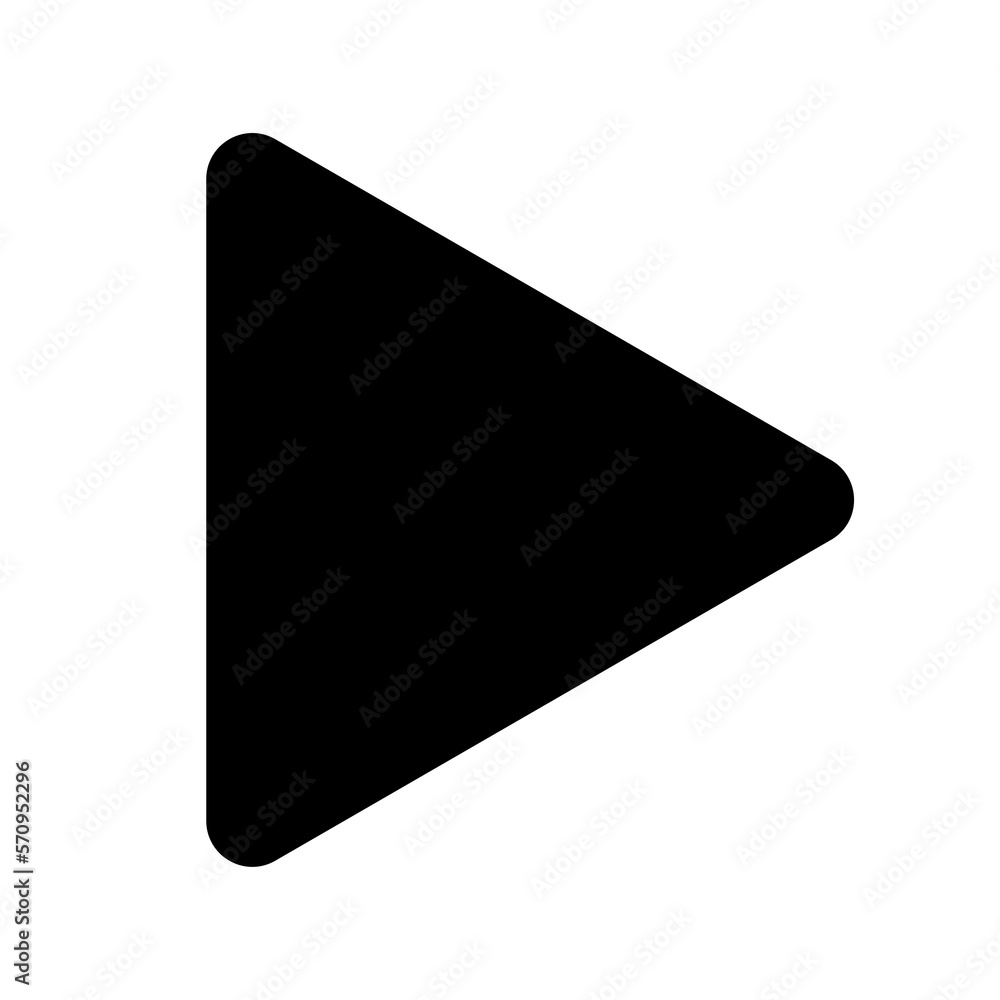 Transparent black player icon for apps and websites. Transparent black player icon for apps and websites.