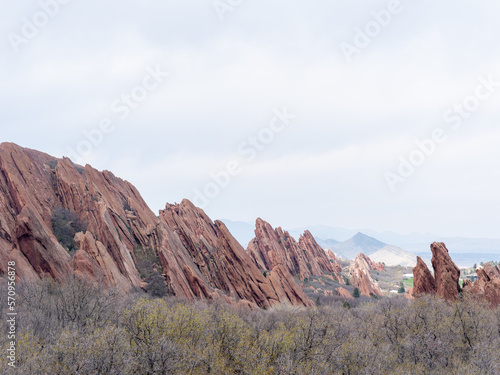red rocks at roxborough state park colorado photo
