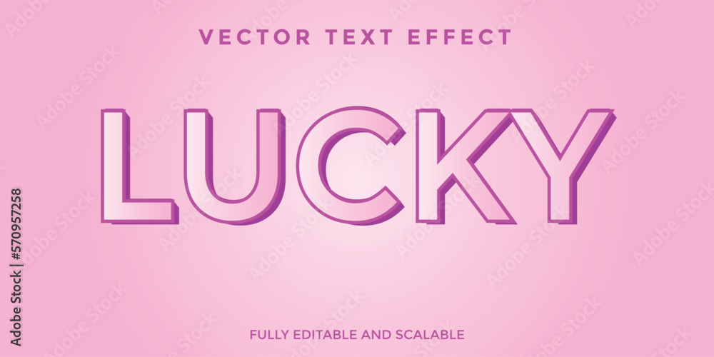 Lucky logo design 