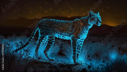 bioluminescent animal