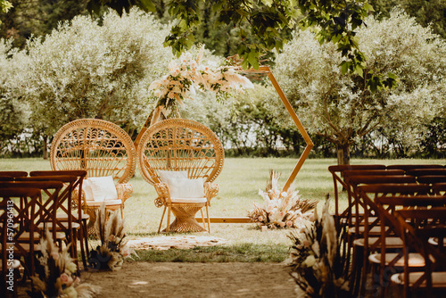 Cérémonie laïque en pleine nature