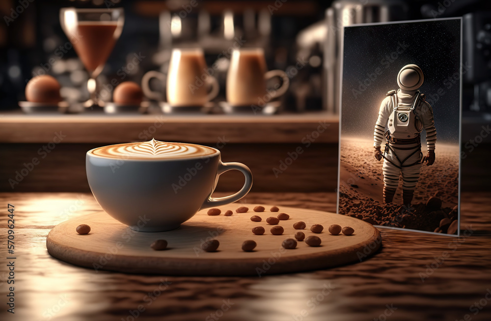 The day starts with a cup of coffee or coffee with milk. Modern