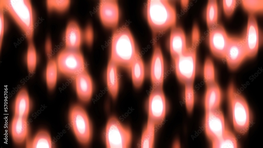 Foto Red glow in black background