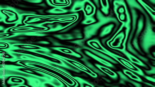 Green fractal noise swirl zebra background