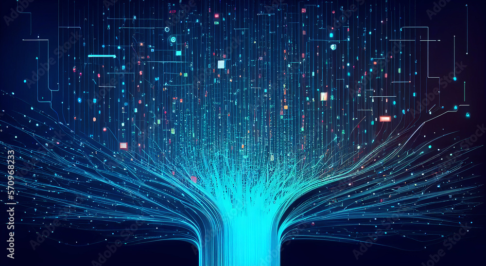 Technology Artificial intelligence and internet of things network ...