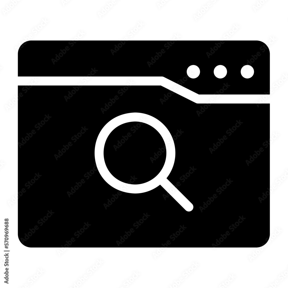 search engine glyph icon search engine glyph icon