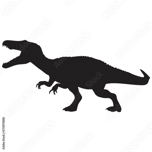 silhouette dinosaur  1