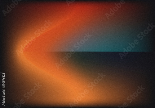 Abstract colorful vintage gradient background with grain texture