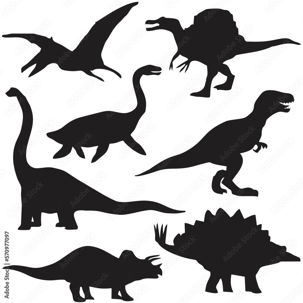silhouette dinosaur #3