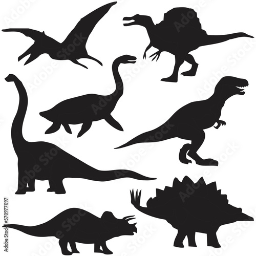 silhouette dinosaur  3