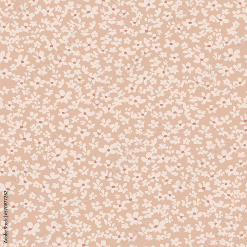 Floral seamless background for spring dress fabric