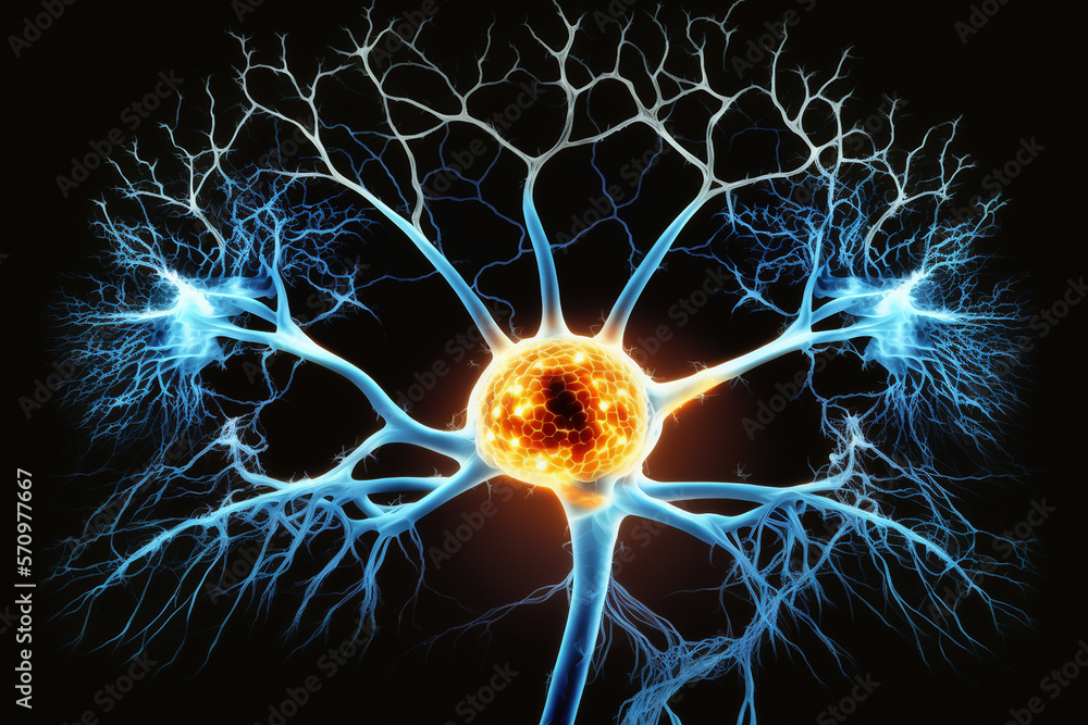 Neurons communicate with each other using electrochemical signals