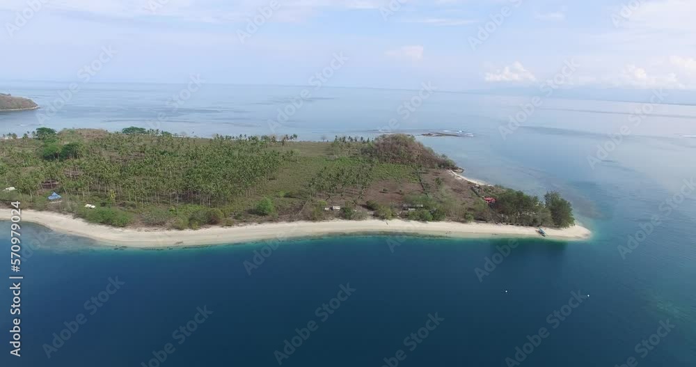 Aerial Gili Kedis is a beautiful small island in Lombok
Aerial Gili Kedis is a beautiful small island in Lombok