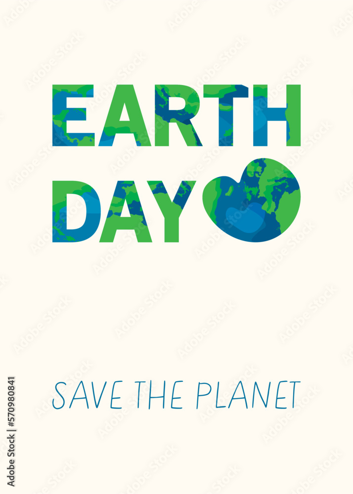 Happy Earth day logo design. World map background vector illustration in letters. Let's save the planet. Design for typography, banner, website, poster, and postcard. Save the planet. Happy Earth day logo design. World map background vector illustration in letters. Let's save the planet. Design for typography, banner, website, poster, and postcard. Save the planet.