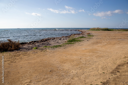 Beach near Paphos in Cyprus 