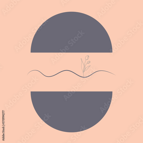 This is a simple abstract wall art for art lover who love to make art.