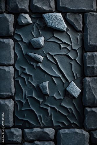 Stone medieval texture background - Medieval background textures - Rocky medieval background wallpaper created with Generative AI technology