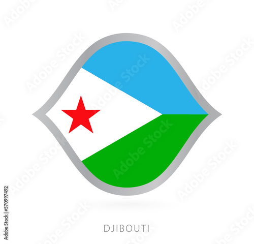 Djibouti national team flag in style for international basketball competitions. Free Download Djibouti national team flag in style for international basketball competitions. - GFXLoad