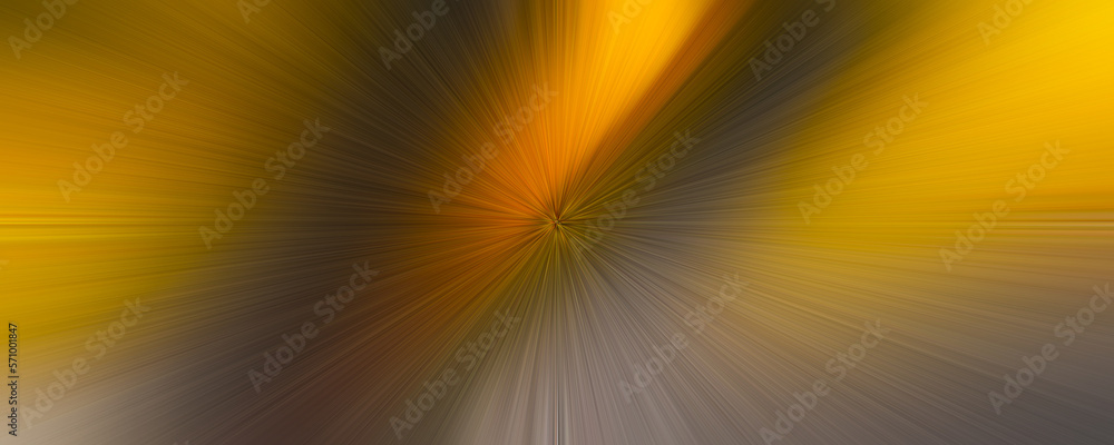 Obraz premium yellow color abstract shapes motion lines rays, illustration texture digital graphic. creative desktop background wallpaper