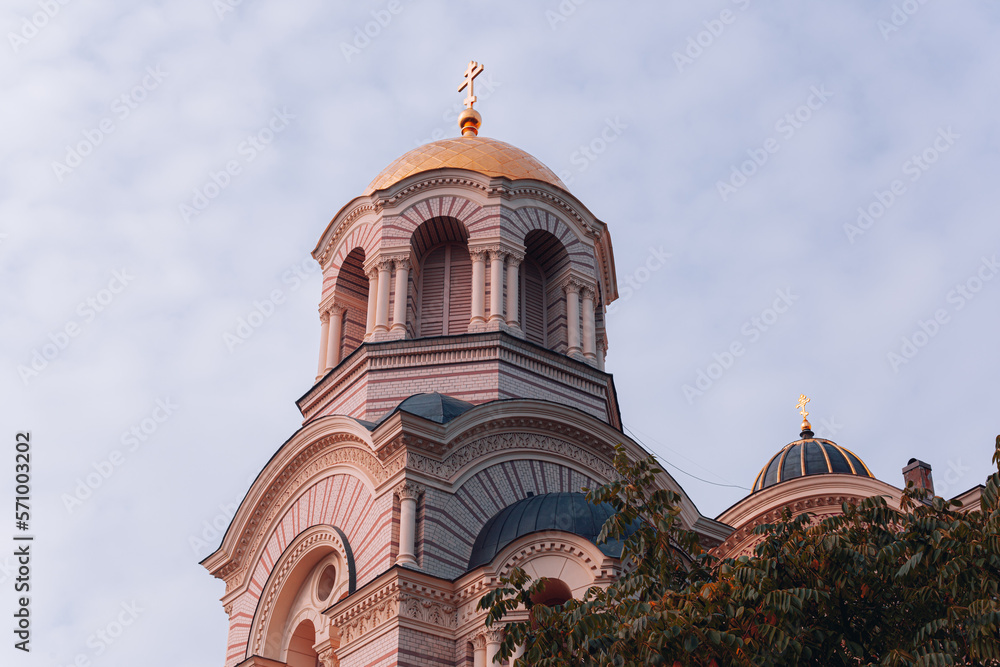 Riga, Lettonia. Cattedrale della Natività di Cristo. Rīgas Kristus Piedzimšanas pareizticīgo katedrāle.