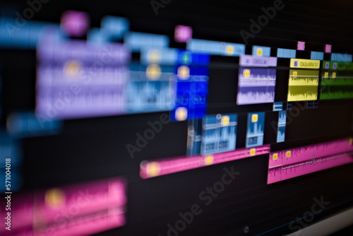 Video editing timeline