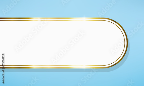 ゴールドの線のラグジュアリーな雰囲気のフレーム、背景素材