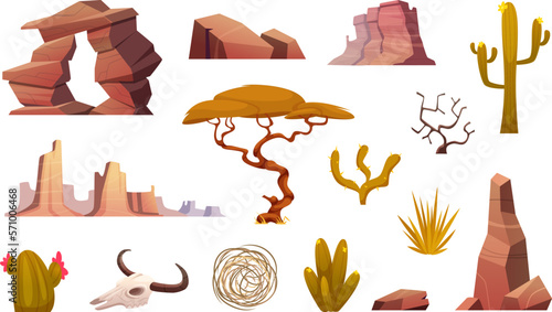 Obraz na płótnie Desert landscape kit