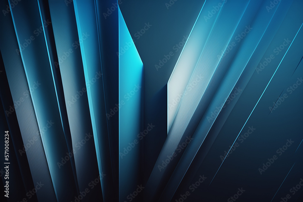 Elegant abstract blue technology background. generative AI Elegant abstract blue technology background. generative AI
