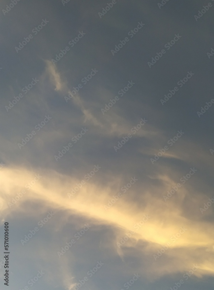 Obraz premium Sunset sky, evening, beautiful background
