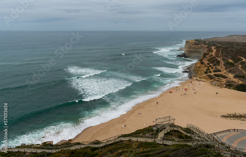 Wallpaper Mural portuguese beach in the town of ericeira Torontodigital.ca