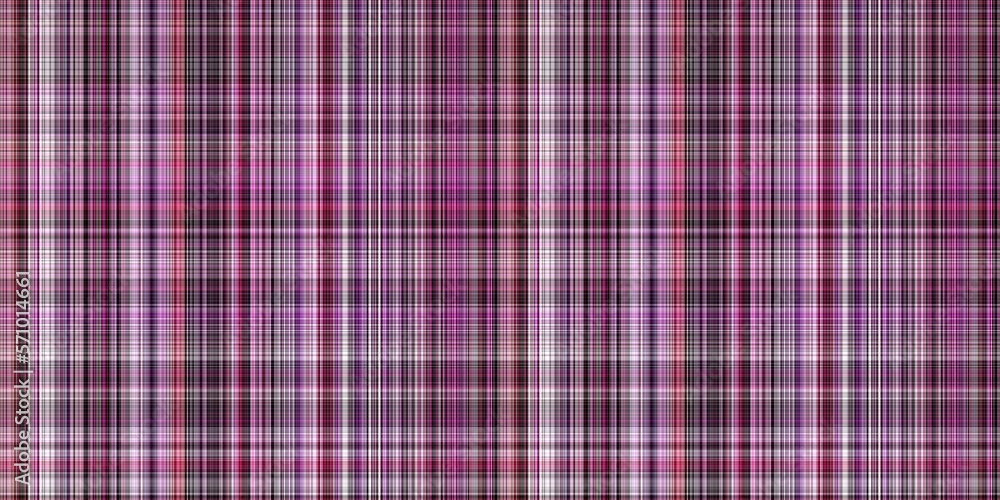 Viva magenta tartan seamless border. Gingham plaid kitchen cloth in color of the year 2023. Gingham trim. Viva magenta tartan seamless border. Gingham plaid kitchen cloth in color of the year 2023. Gingham trim.