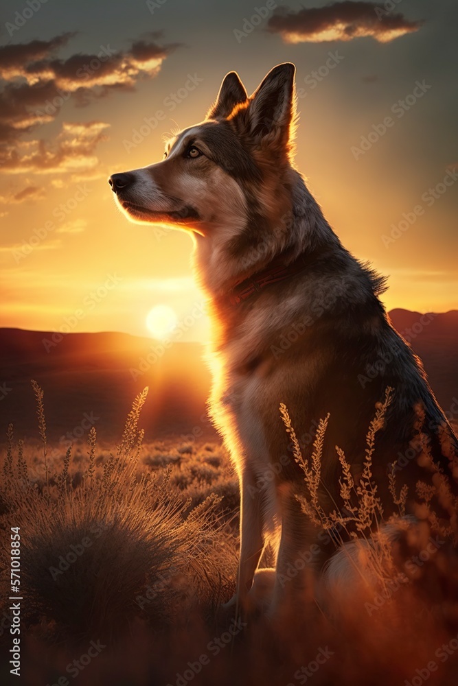 image, dog , generative ai image, dog , generative ai