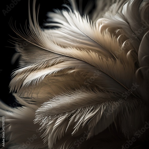 Birds feathers 