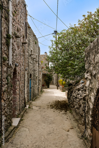 narrow street in the old town