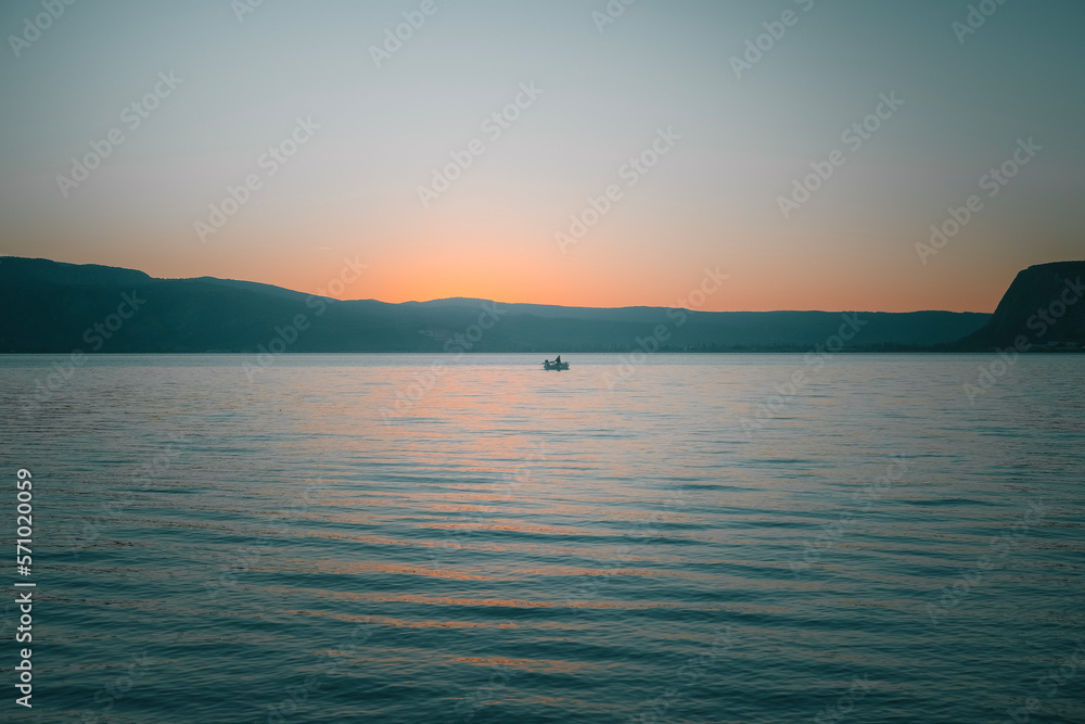 Fototapeta premium sunset in the sea