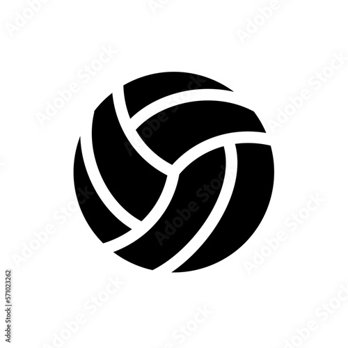 Volleyball ball - vector icon