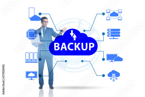 Disaster recovery plan and backup concept photo