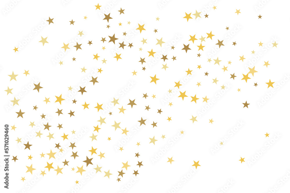 Star confetti. Gold casual confetti background. Bright design pattern. Star confetti. Gold casual confetti background. Bright design pattern.
