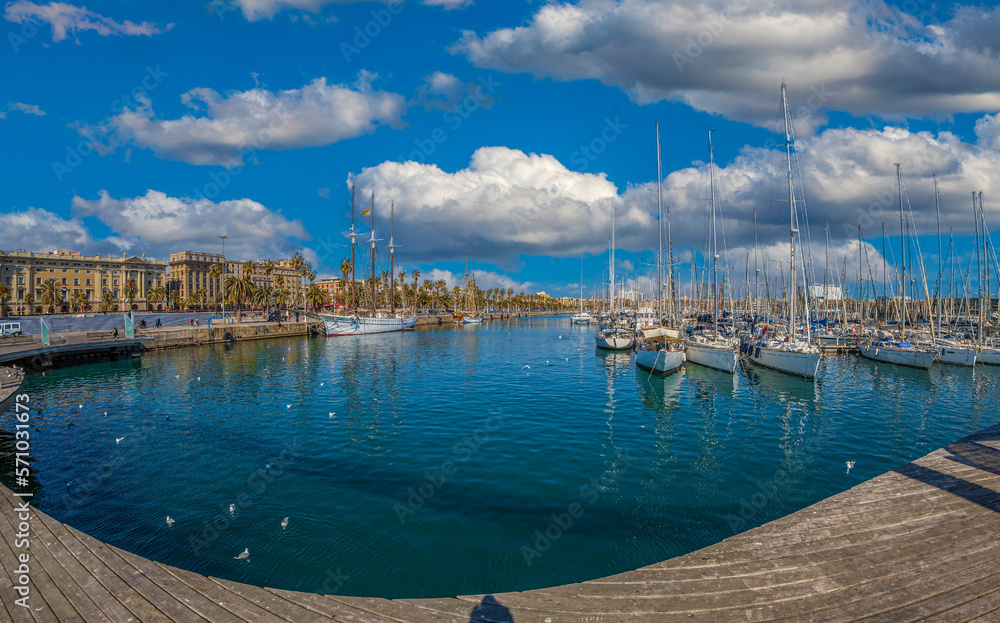 Port Vell, Old Harbor, Barcelona, Catalonia, Spain