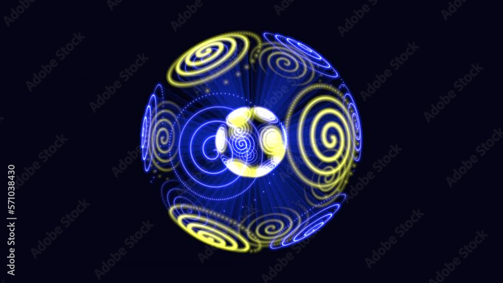 Rainbow abstract and illusion sphere with neon dots and lines on black gradient, abstract corporate, futuristic and holiday style background Rainbow abstract and illusion sphere with neon dots and lines on black gradient, abstract corporate, futuristic and holiday style background