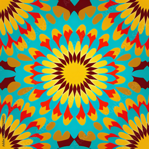 seamless colorful pattern background