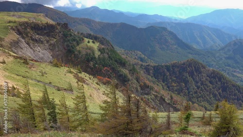 長野県 美ヶ原の高原風景と秋の景色